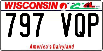 WI license plate 797VQP