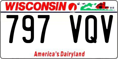 WI license plate 797VQV