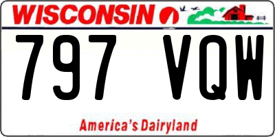 WI license plate 797VQW