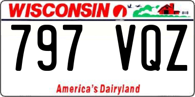 WI license plate 797VQZ