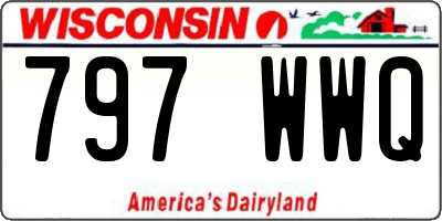 WI license plate 797WWQ