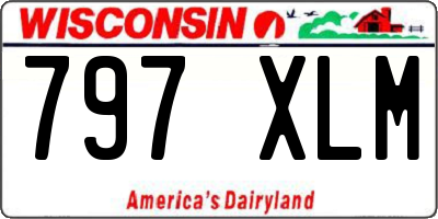WI license plate 797XLM