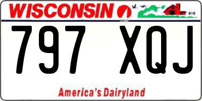 WI license plate 797XQJ