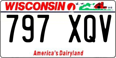 WI license plate 797XQV