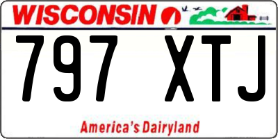 WI license plate 797XTJ