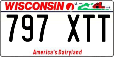WI license plate 797XTT