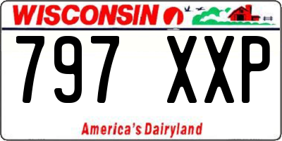 WI license plate 797XXP