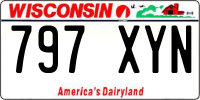 WI license plate 797XYN