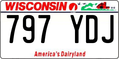 WI license plate 797YDJ