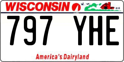 WI license plate 797YHE