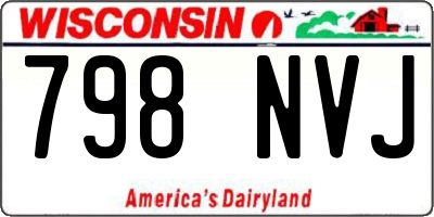 WI license plate 798NVJ