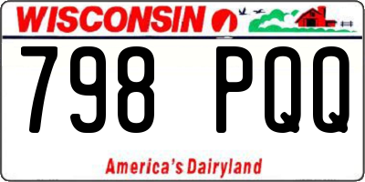 WI license plate 798PQQ