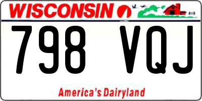 WI license plate 798VQJ