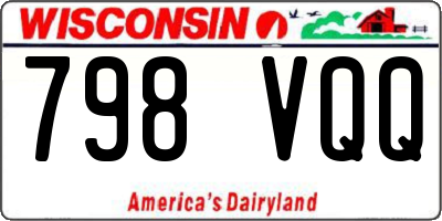 WI license plate 798VQQ