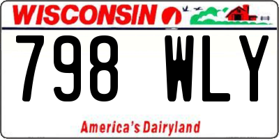 WI license plate 798WLY