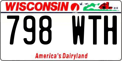 WI license plate 798WTH