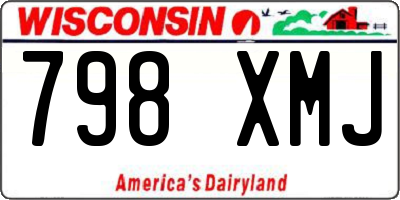 WI license plate 798XMJ