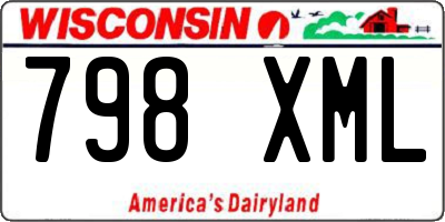 WI license plate 798XML