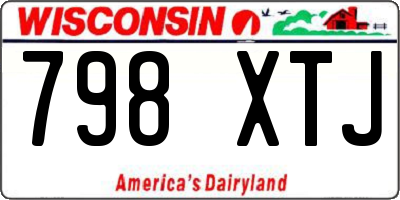 WI license plate 798XTJ