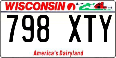 WI license plate 798XTY
