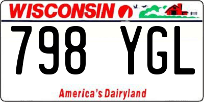 WI license plate 798YGL