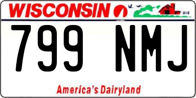 WI license plate 799NMJ