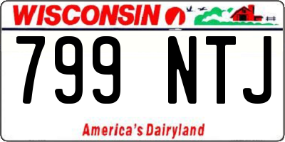 WI license plate 799NTJ