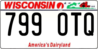 WI license plate 799OTQ