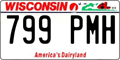 WI license plate 799PMH