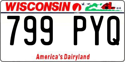 WI license plate 799PYQ