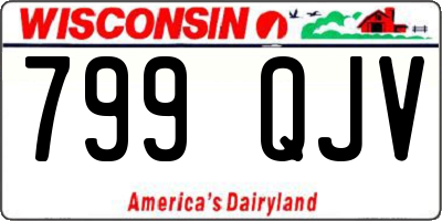 WI license plate 799QJV