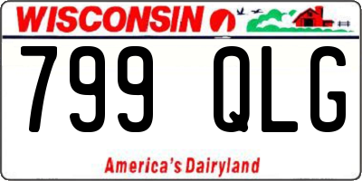 WI license plate 799QLG