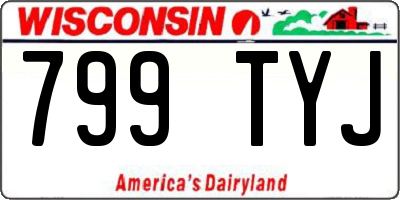 WI license plate 799TYJ