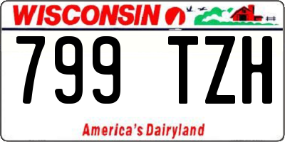 WI license plate 799TZH