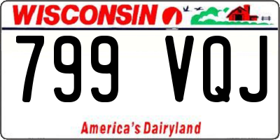WI license plate 799VQJ