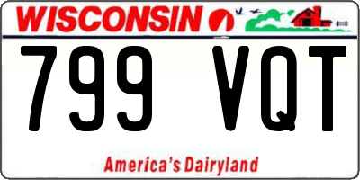 WI license plate 799VQT