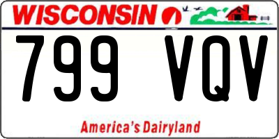 WI license plate 799VQV