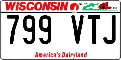 WI license plate 799VTJ