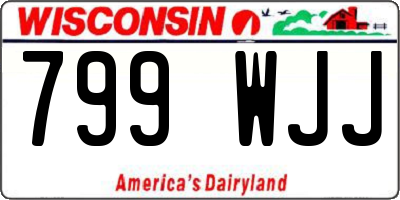 WI license plate 799WJJ