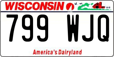 WI license plate 799WJQ