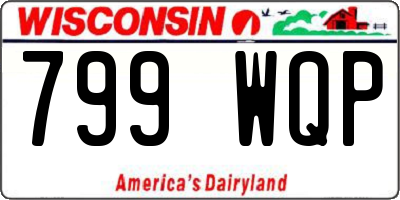 WI license plate 799WQP