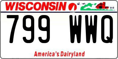 WI license plate 799WWQ