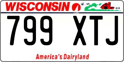 WI license plate 799XTJ
