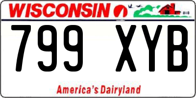 WI license plate 799XYB