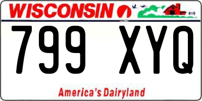 WI license plate 799XYQ
