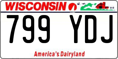 WI license plate 799YDJ