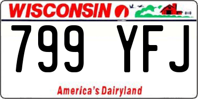 WI license plate 799YFJ