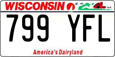 WI license plate 799YFL