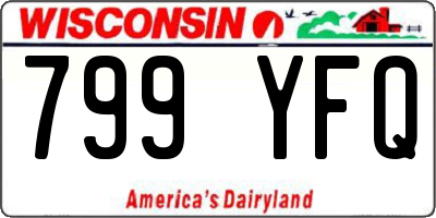 WI license plate 799YFQ