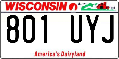 WI license plate 801UYJ